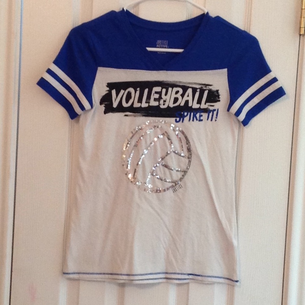 Sequin volleyball shirt